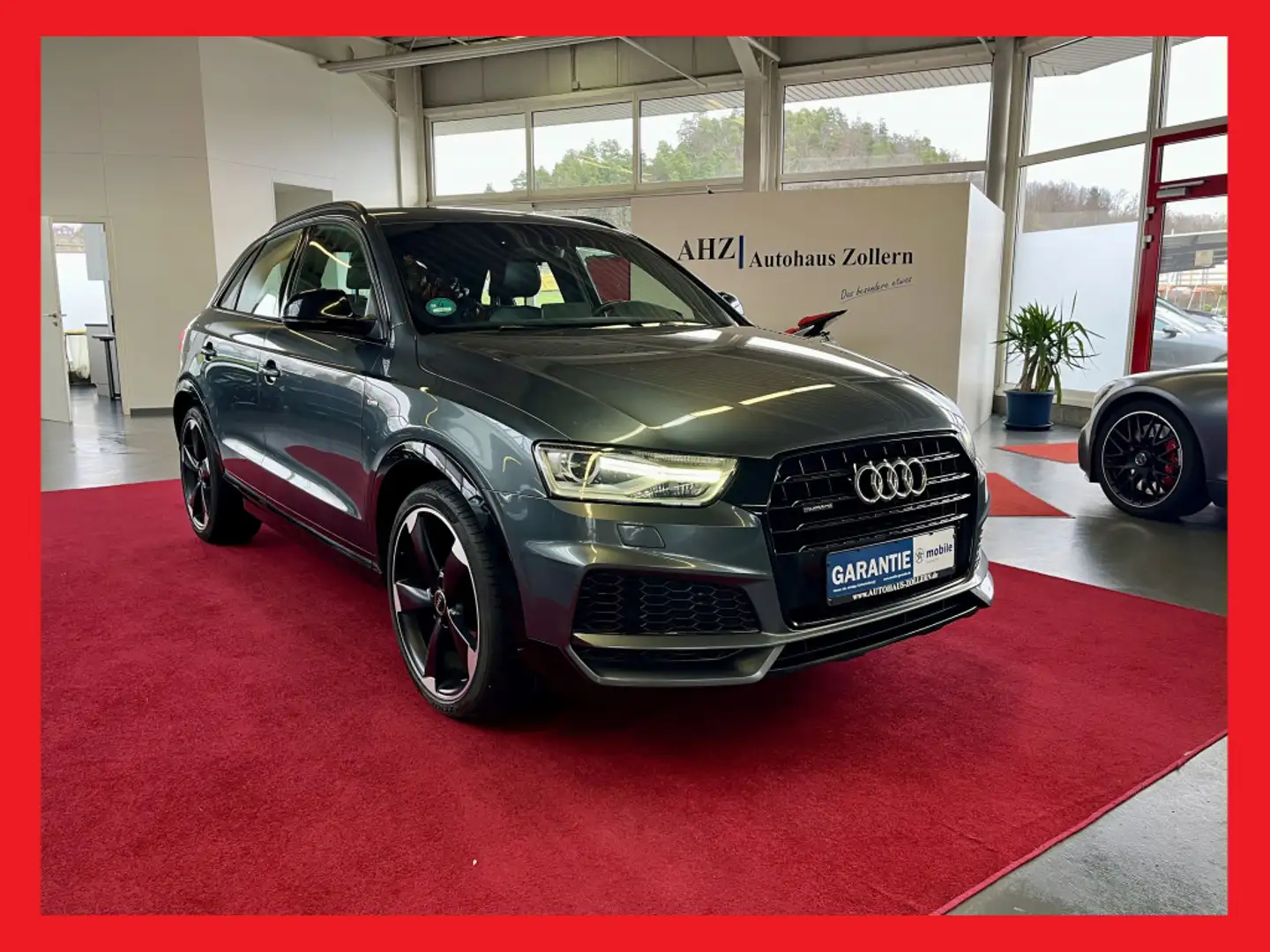 Audi Q3 2x S Line Navi Black Optik 1.Hand Winterräder Grau - 1