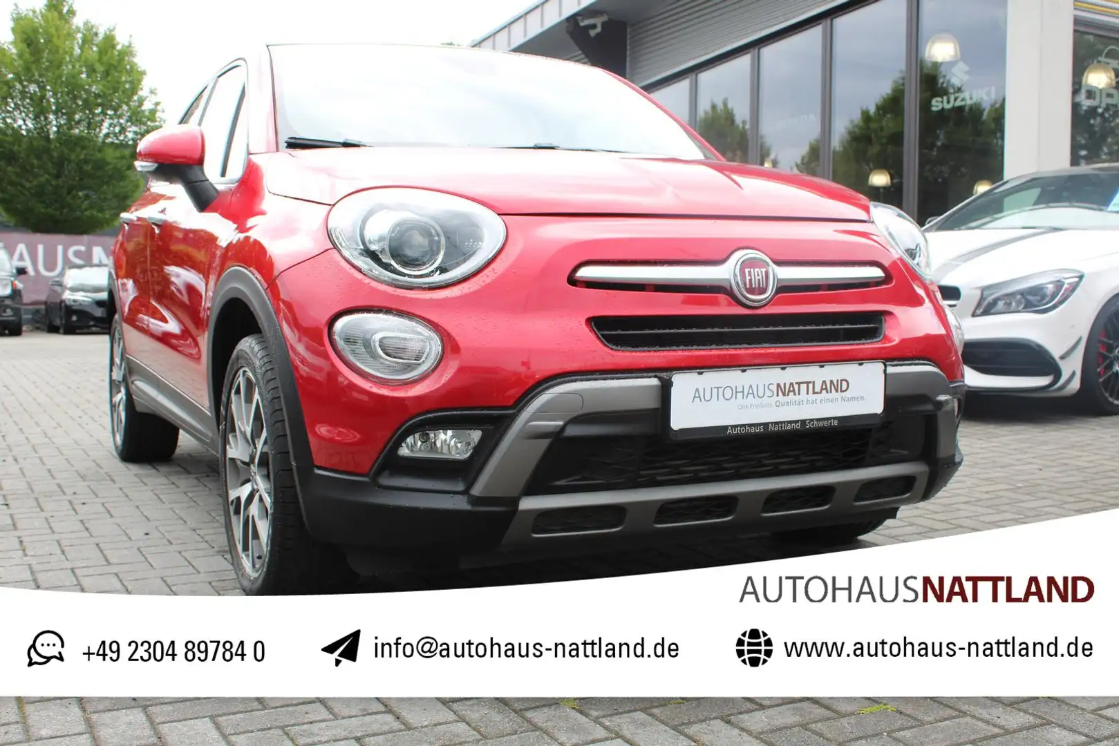 Fiat 500X Cross Plus Pano Navi Leder Xenon 1.Hd. Rot - 1