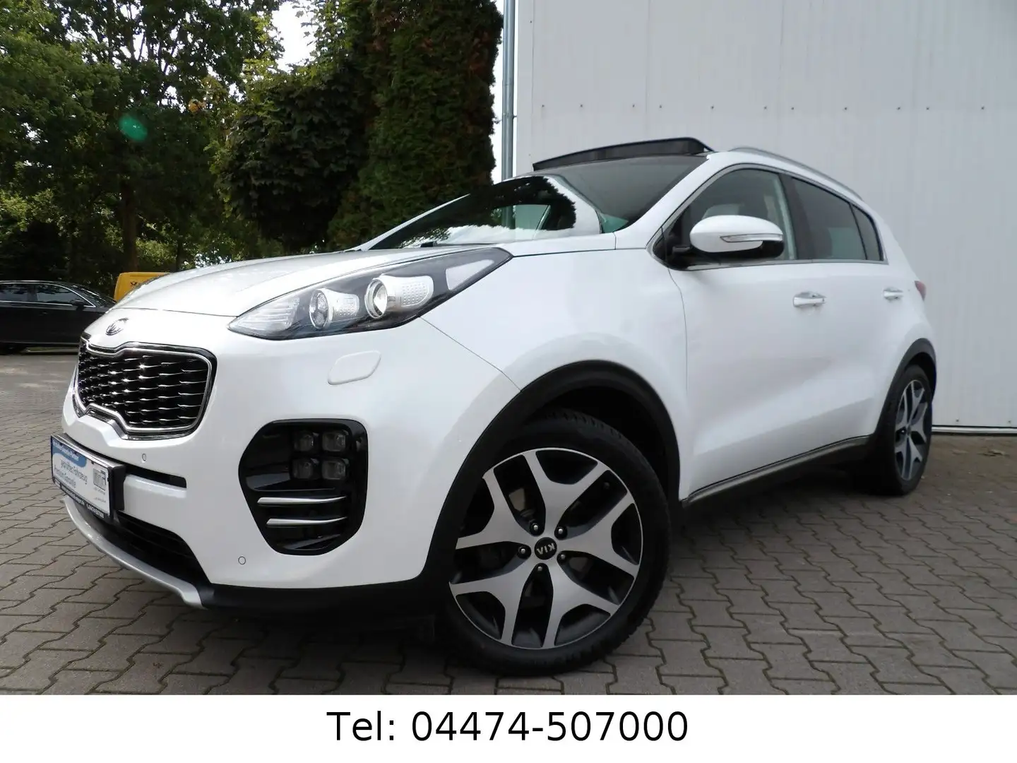 Kia Sportage GT-Line 4WD Xen Pano AHK-abnehmbar Blanc - 1