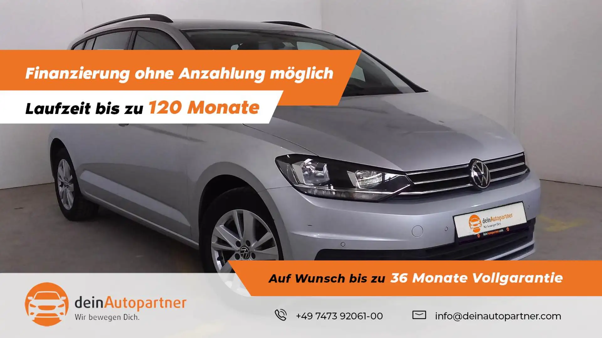 Volkswagen Touran 1.5 TSI Comf. 7 Sitzer Navi ACC AHK Srebrny - 1