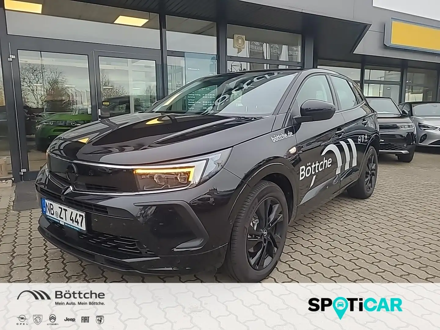 Opel Grandland 1.2 GS Line Mild-Hybrid AT/LED/Navi/Shz/Kamera/Kli Schwarz - 1