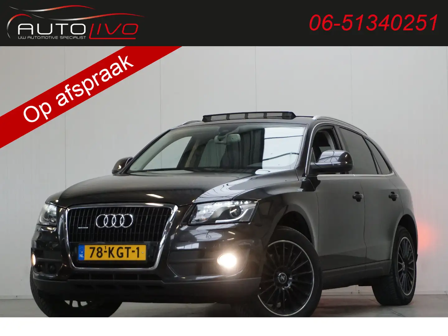 Audi Q5 3.2 FSI quattro Pro Line 270 PK! NL AUTO! PANO B&O Grijs - 1