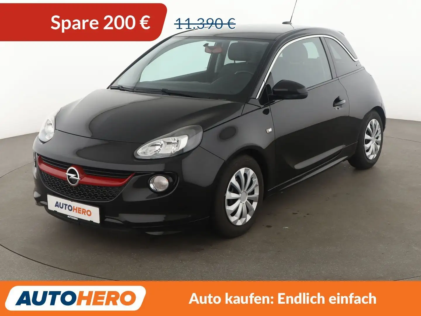 Opel Adam 1.4 Slam Aut.*TEMPO*PDC*KLIMA*GARANTIE* Schwarz - 1