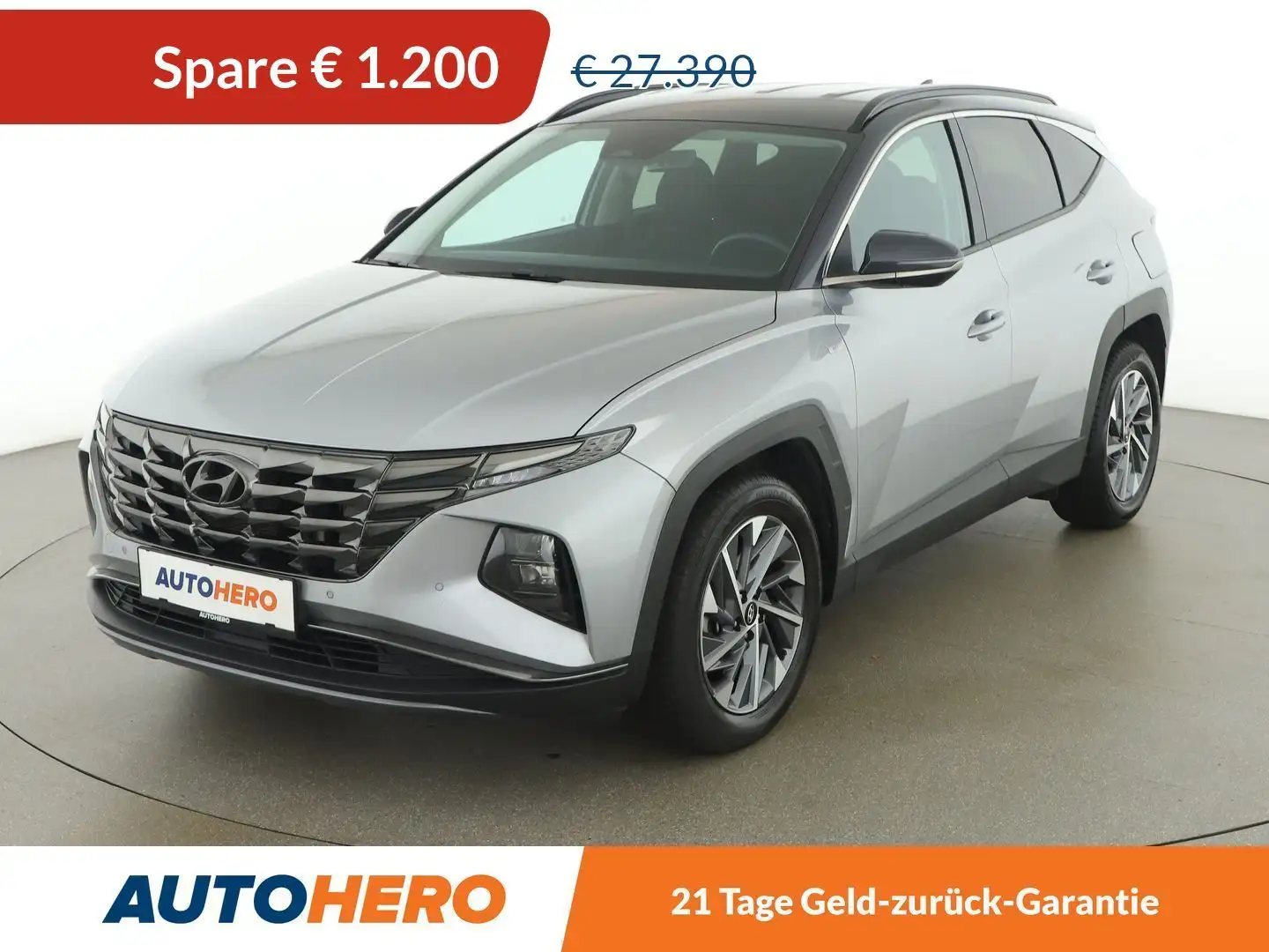 Hyundai TUCSON 1.6 T-GDI Mild-Hybrid Trend 2WD Aut. *LED*SPUR*CAM Grau - 1