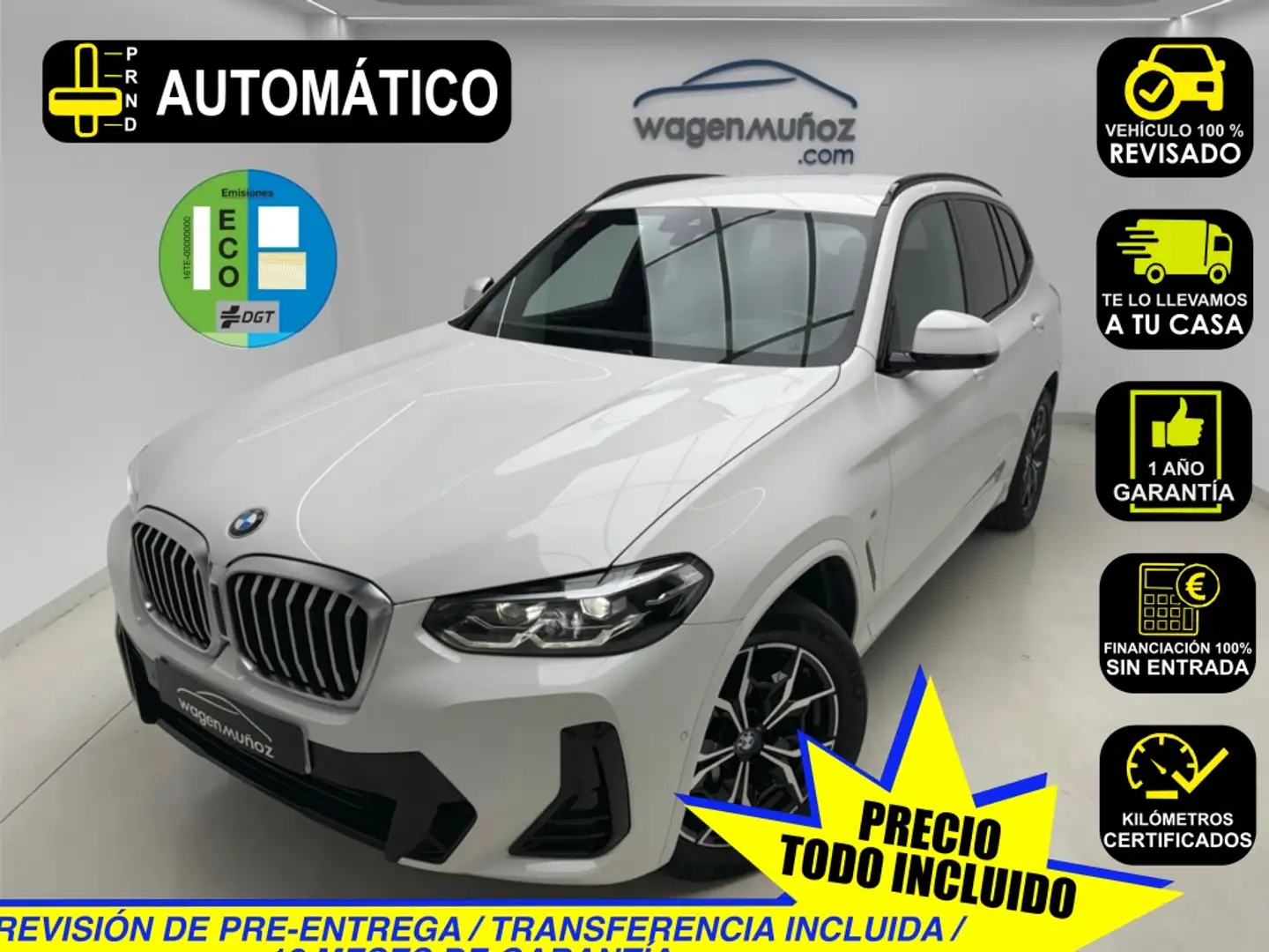 BMW X3 xDrive 20dA xLine M Sport Blanco - 1