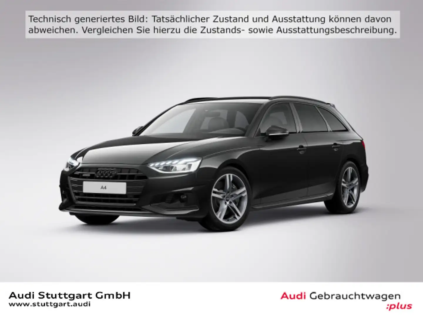 Audi A4 advanced 45 TFSI quattro Leder AHK Schwarz - 1