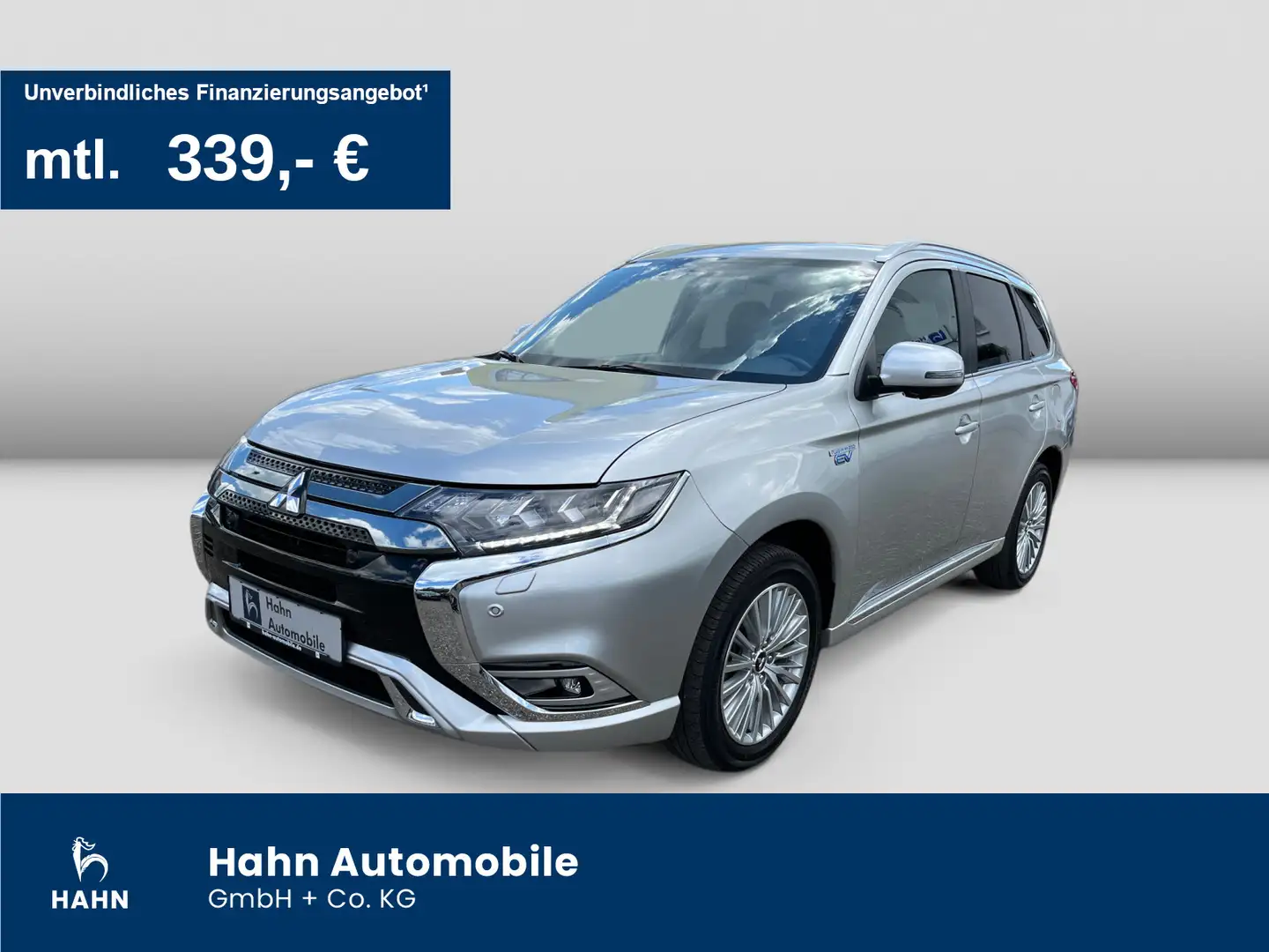 Mitsubishi Outlander PHEV Plus Spirit 4WD LED CAM Navi Sitz Zilver - 1