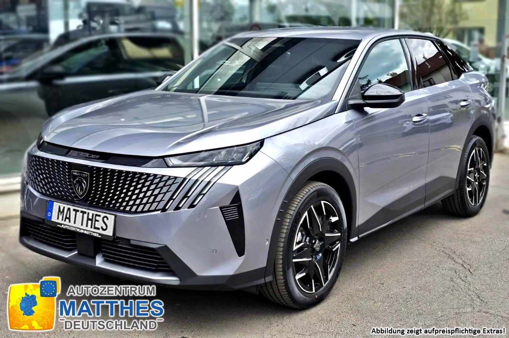 Peugeot 3008 GT Hybrid 145 AT SOFORT! 360° LED 19" SHZ Totwi... Grau - 2