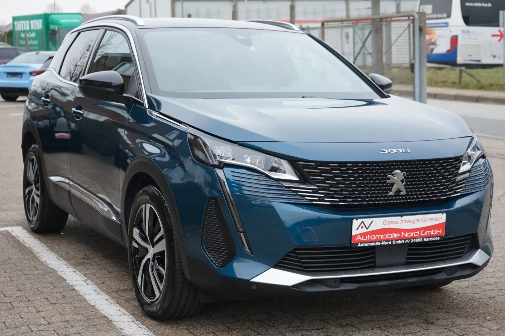Peugeot 3008 GT Pack*1 Hand*Service Neu*Tüv Neu Blau - 2