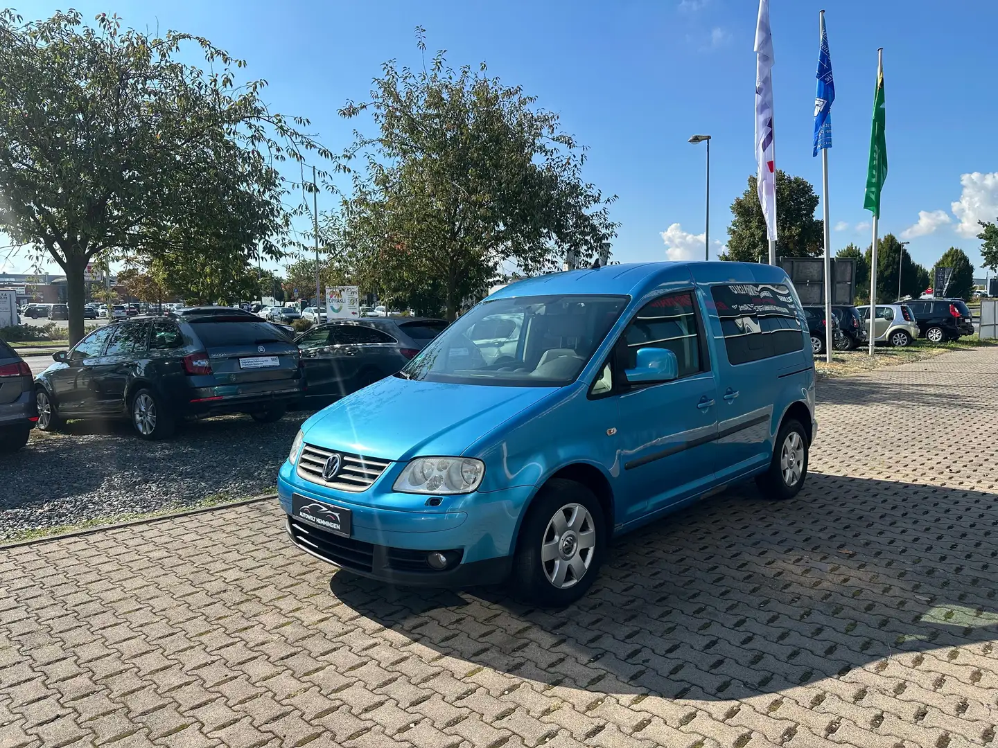 Volkswagen Caddy 1.9 Life Family*EXPORT*GEWERBE*BASTLER* Blau - 1