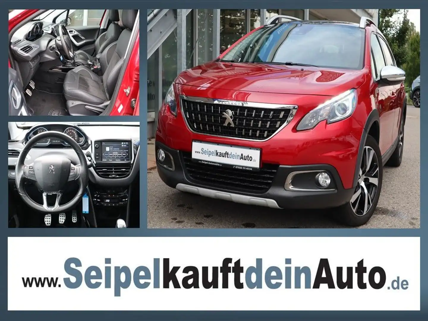 Peugeot 2008 Crossway*KLIMA*CARPLAY*SHZ*KAMERA* Rot - 1