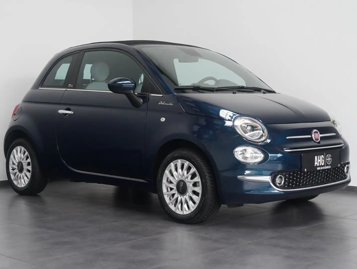 Fiat 500C Dolcevita Cabrio Bleu - 2