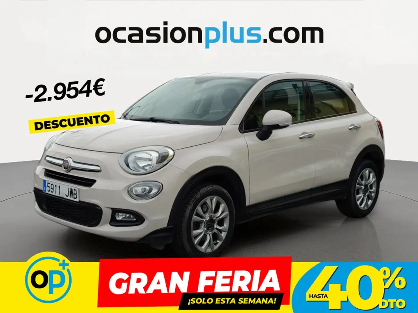 Fiat 500X 1.3Mjt Pop Star 4x2 70kW Gris - 1