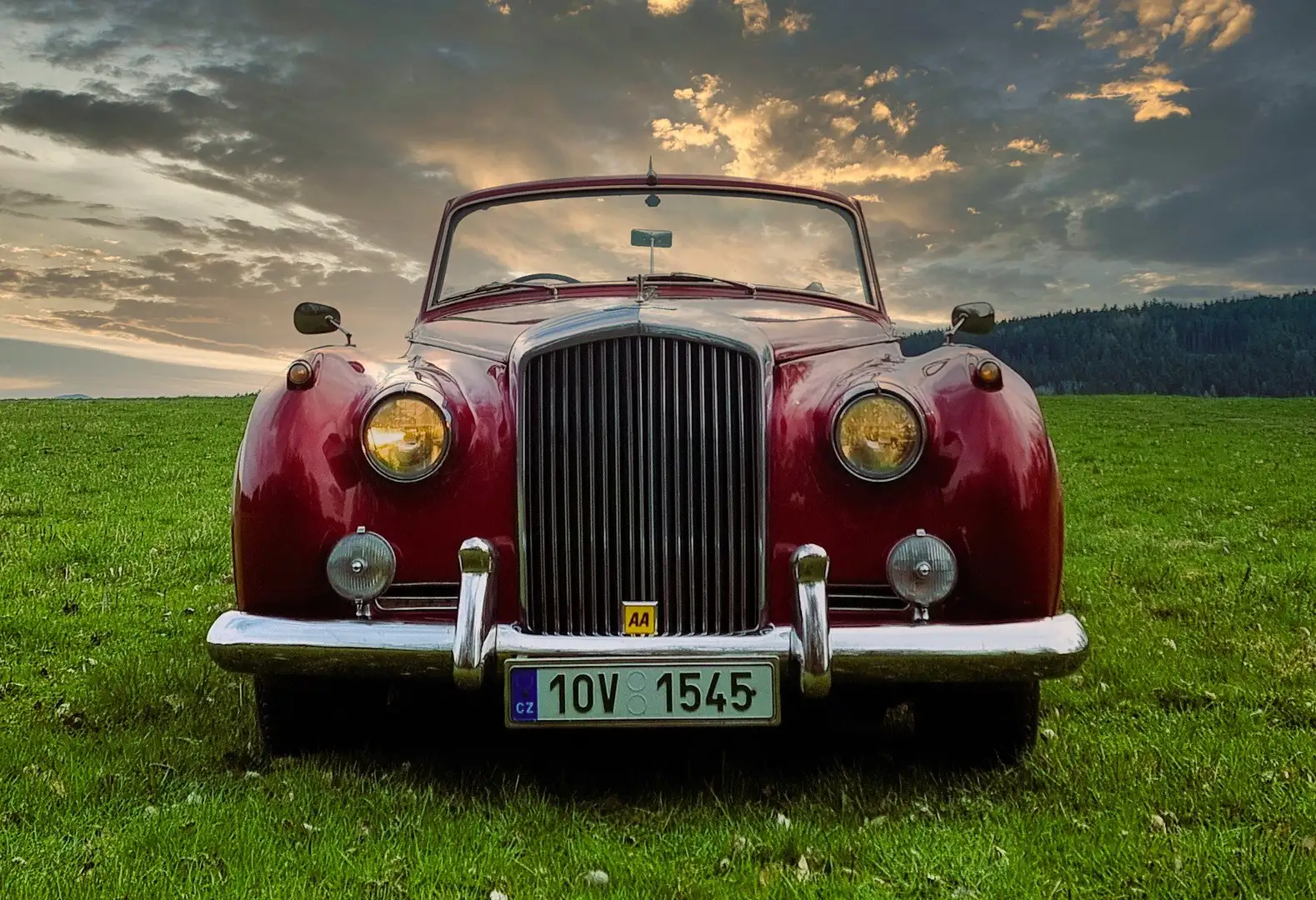 Bentley S2 viertüriges Cabrio Red - 2