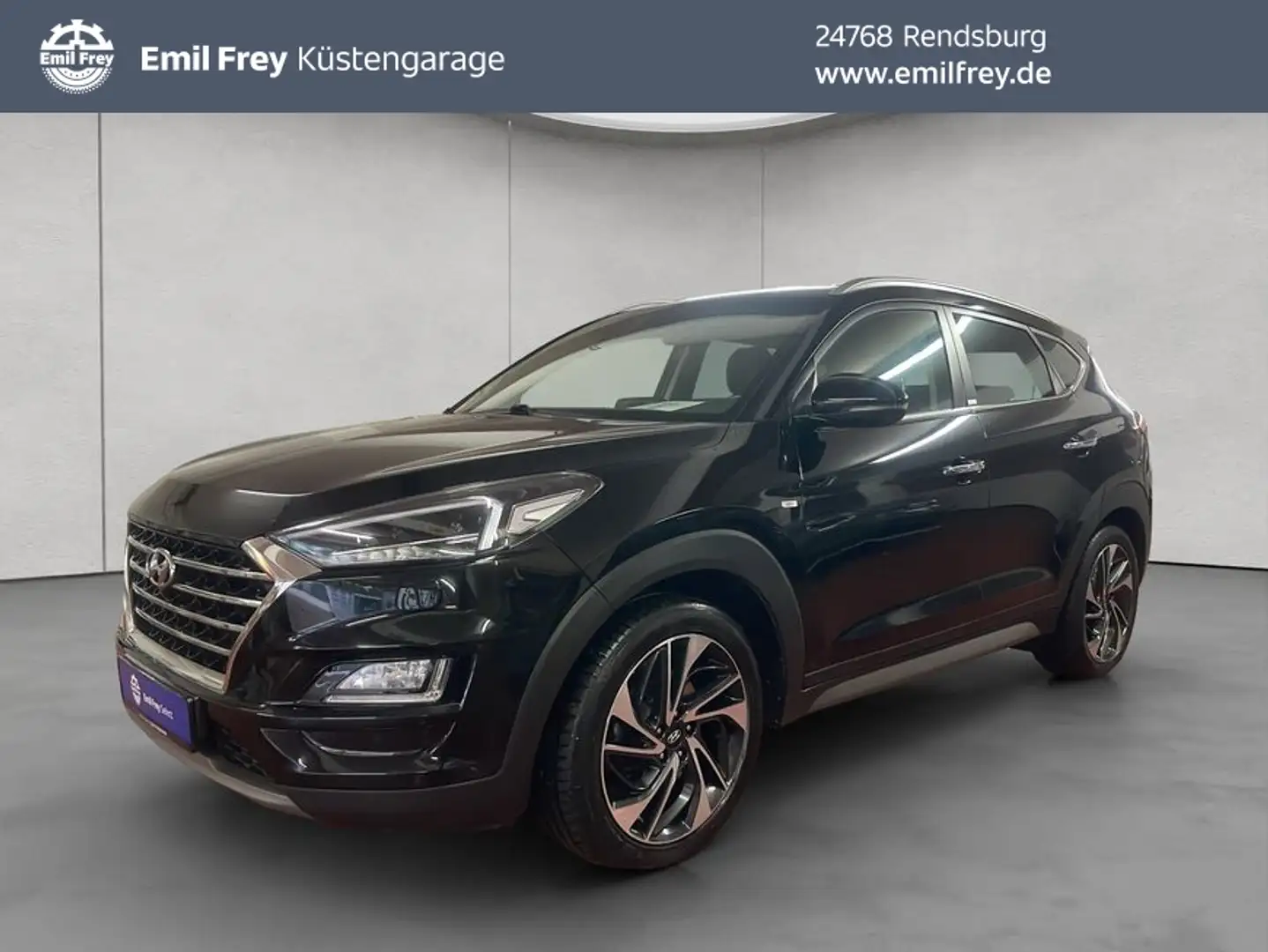 Hyundai TUCSON 2.0 CRDi 4WD Aut. Premium AHK 360° Kam Schwarz - 1