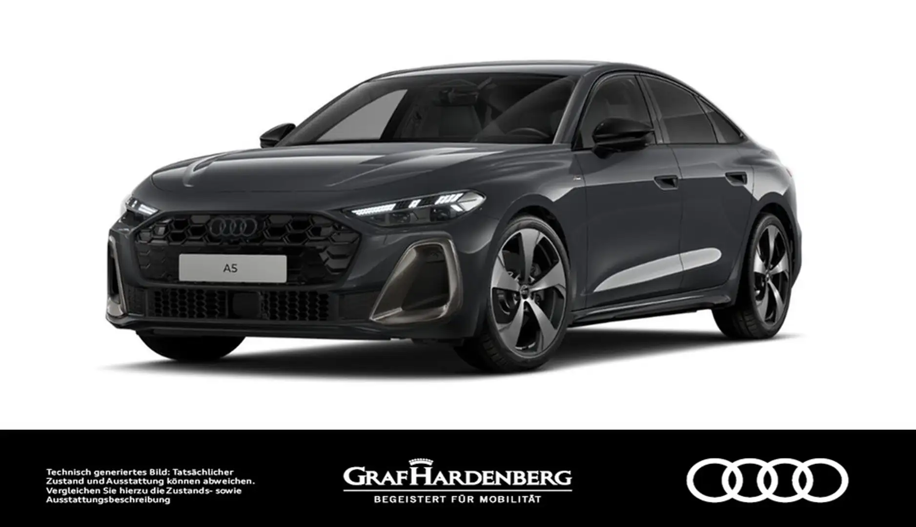 Audi A5 Lim. TDI S line Virt.Cockpit Matrix Navi ACC Grau - 1