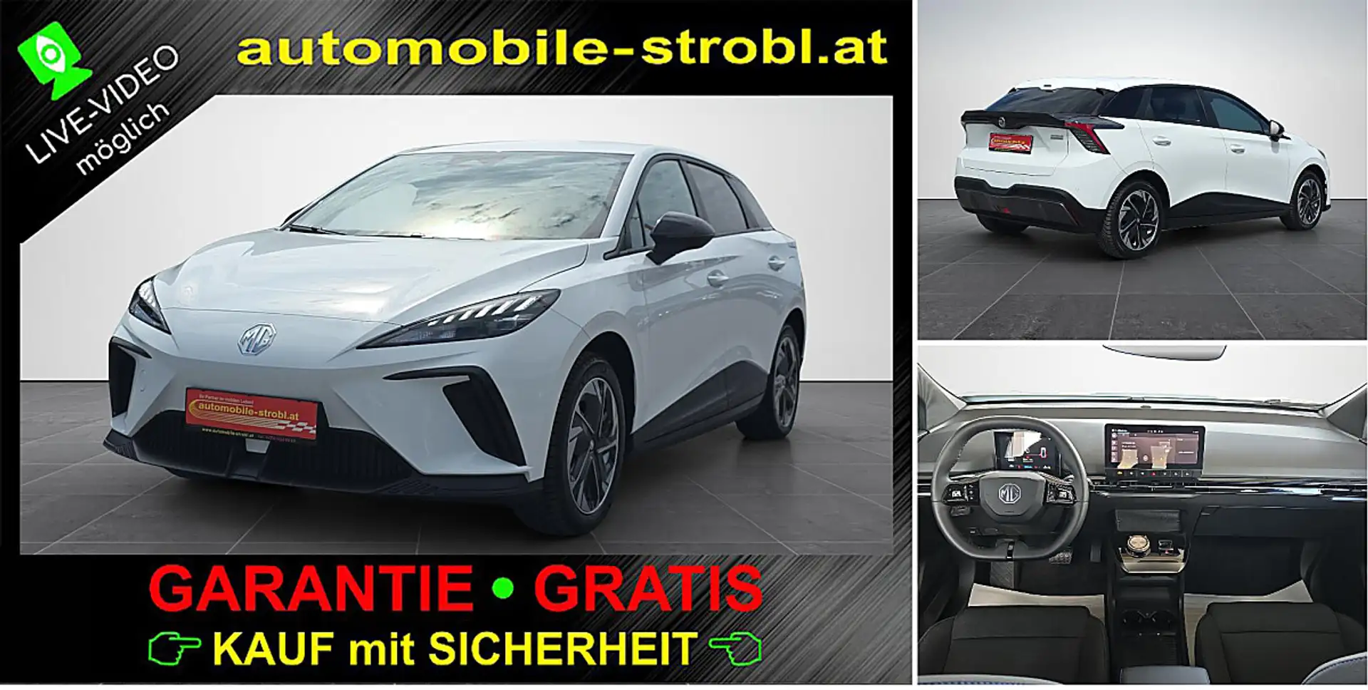 MG MG4 EV 64 kWh Comf.*nur 400km!*GARANTIE* Weiß - 1