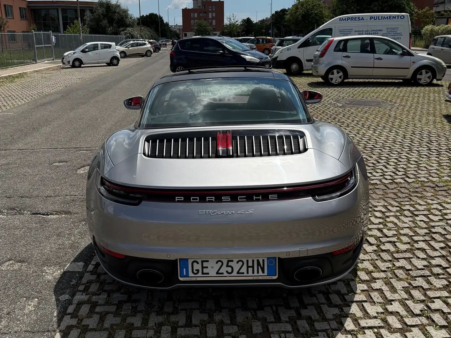 Porsche Targa 911 VIII 992 Targa 3.0 4S auto Srebrny - 2