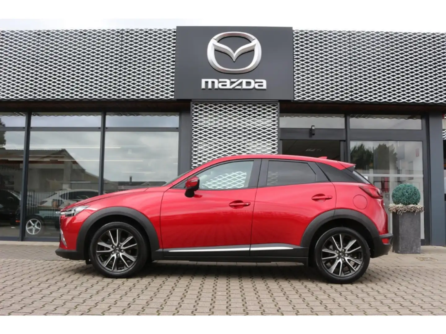 Mazda CX-3 SKYACTIV-G SPORTS-LINE+AHK+HAGELSCHADEN !! Rojo - 2