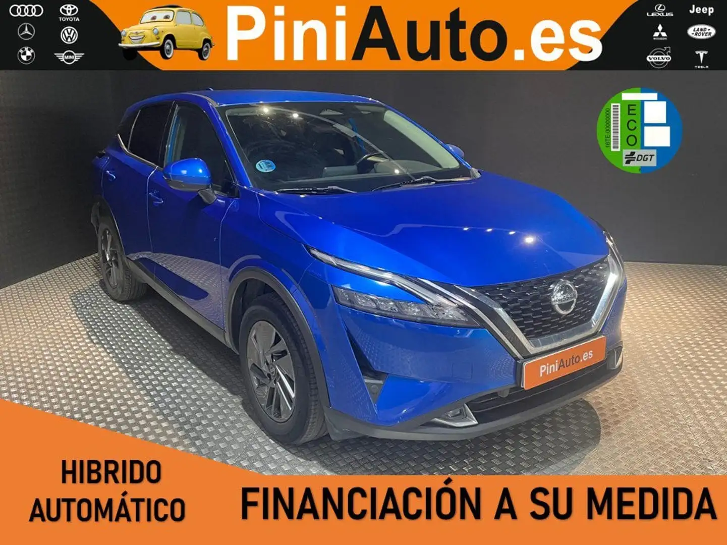 Nissan Qashqai 1.3 DIG-T mHEV 12V N-Connecta 4x2 Aut. 116kW Bleu - 1