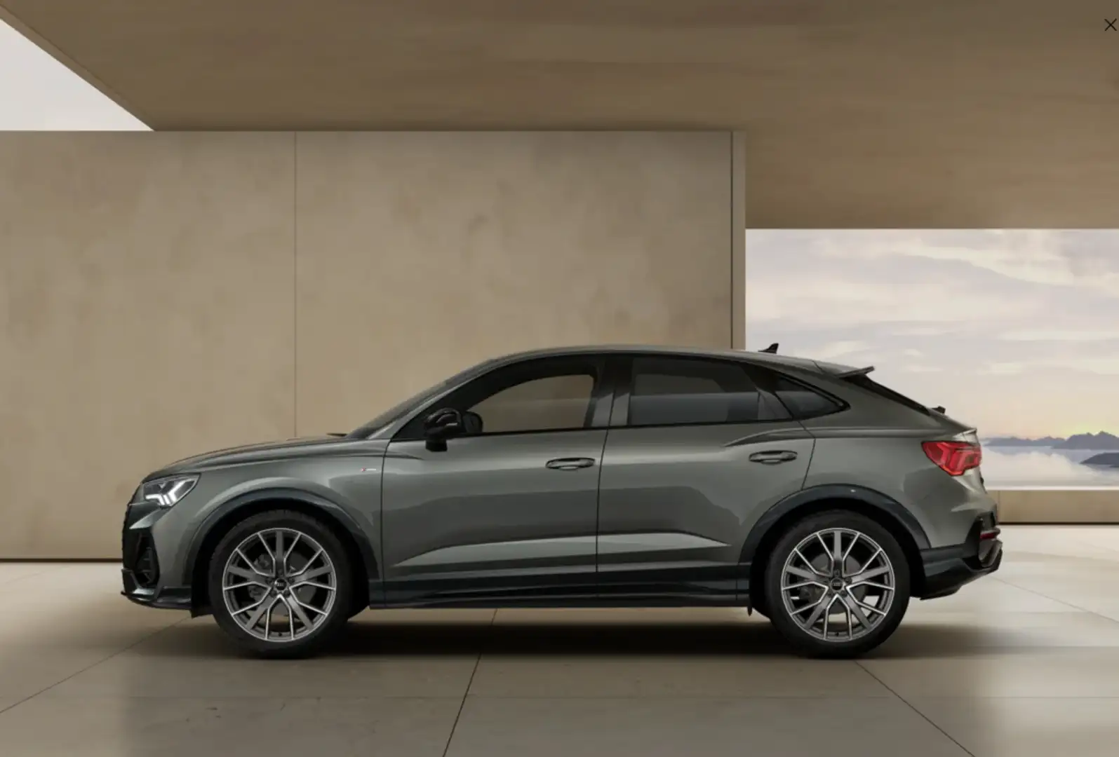 Audi Q3 Sportback 35 TFSI Black line S tronic Gris - 2