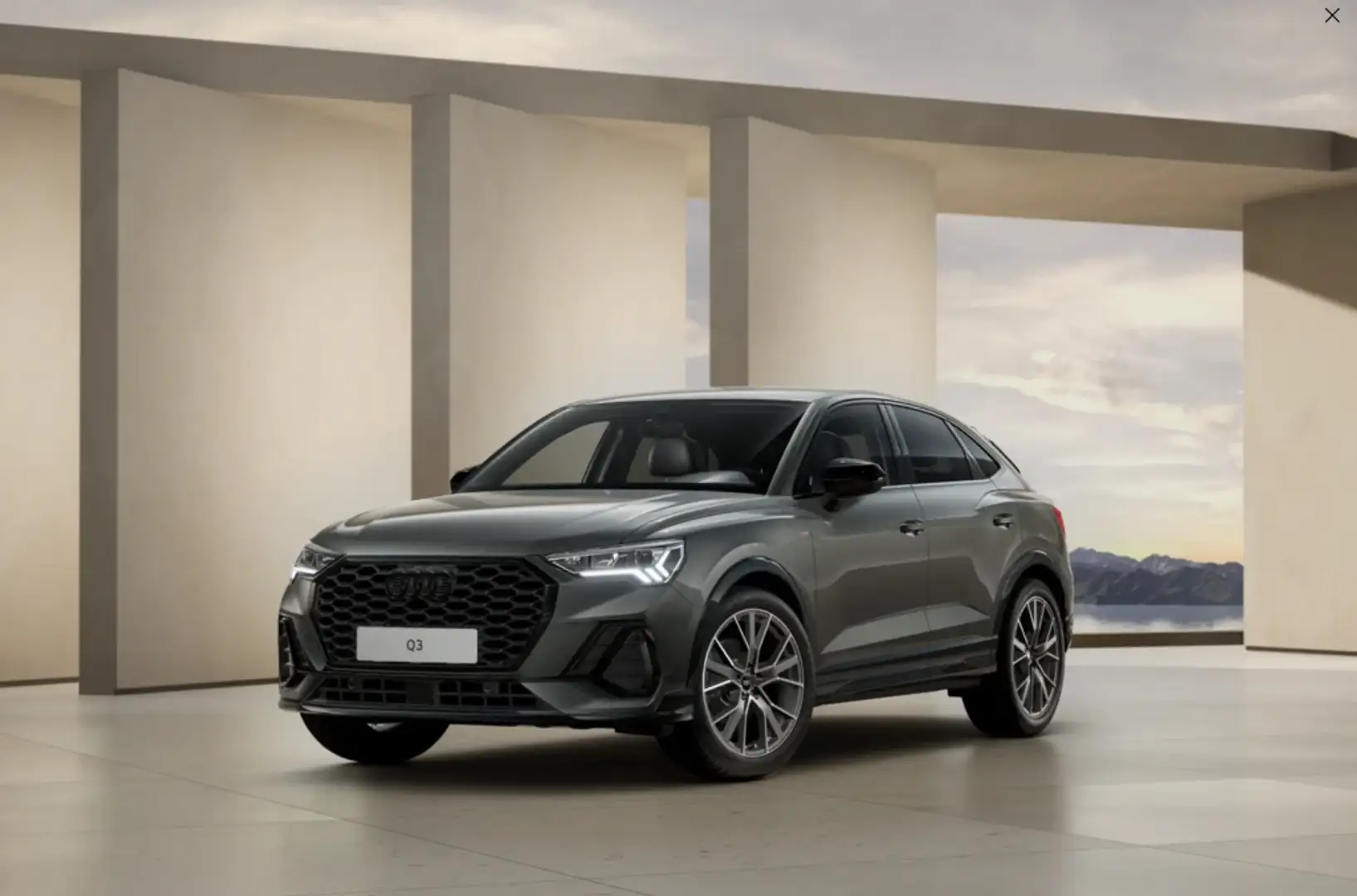 Audi Q3 Sportback 35 TFSI Black line S tronic Gris - 1
