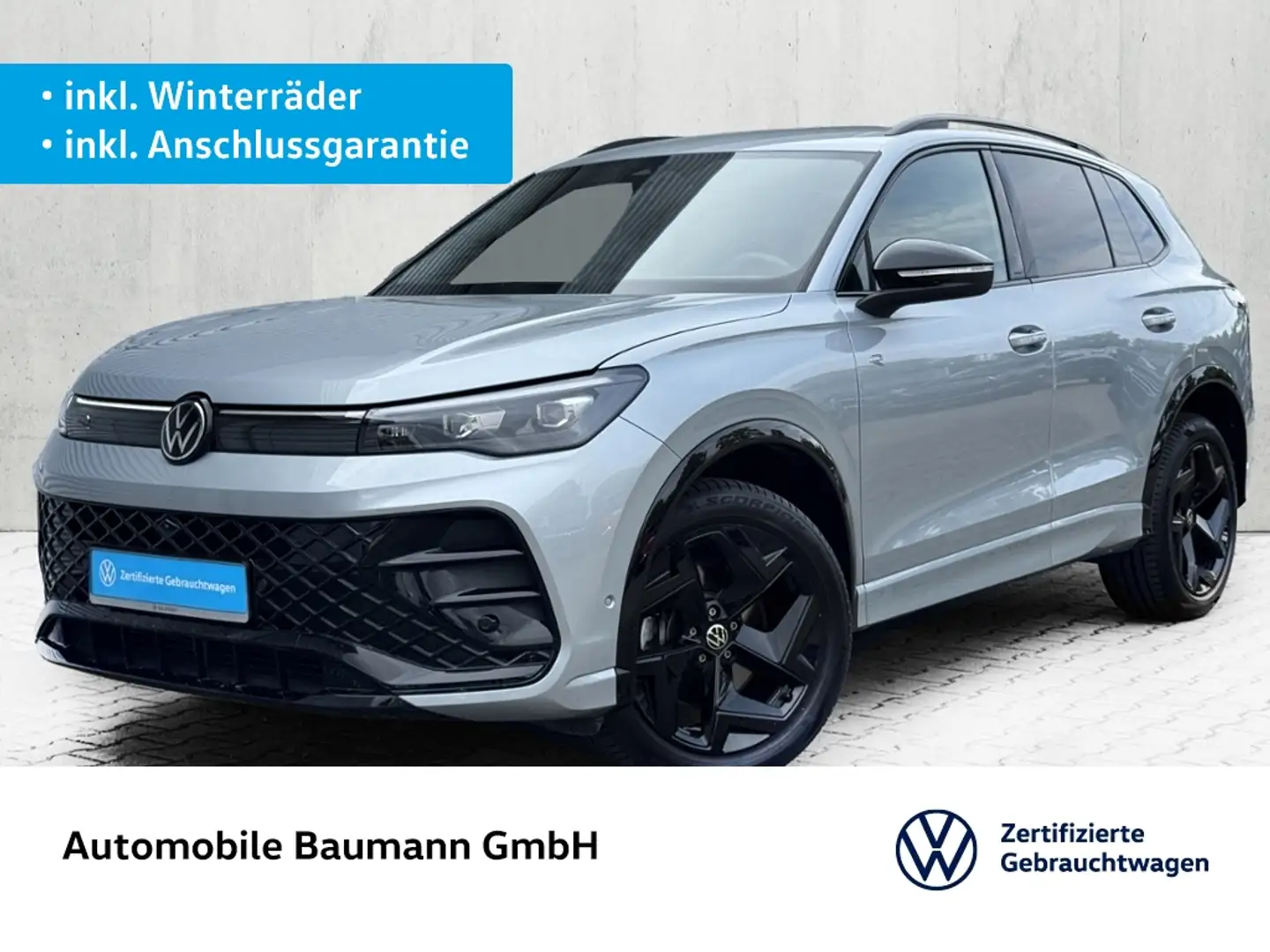 Volkswagen Tiguan 2.0 TDI DSG 4MOTION R-LINE *AHK* Silber - 1
