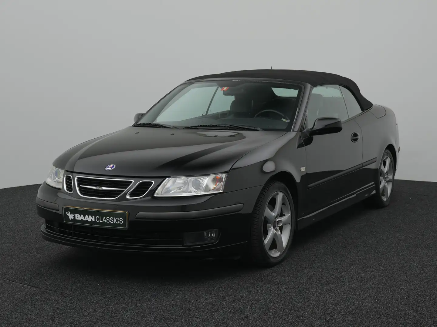 Saab 9-3 Cabrio 2.0t Linear |  Goed onderhouden | Zwart - 1