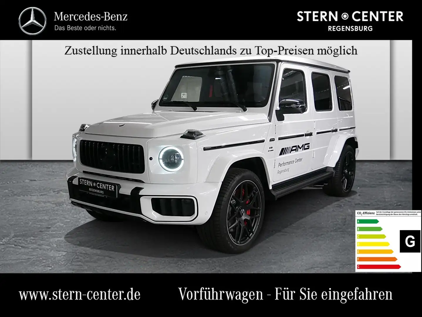 Mercedes-Benz G 63 AMG MBUX 360 AHK Weiß - 1