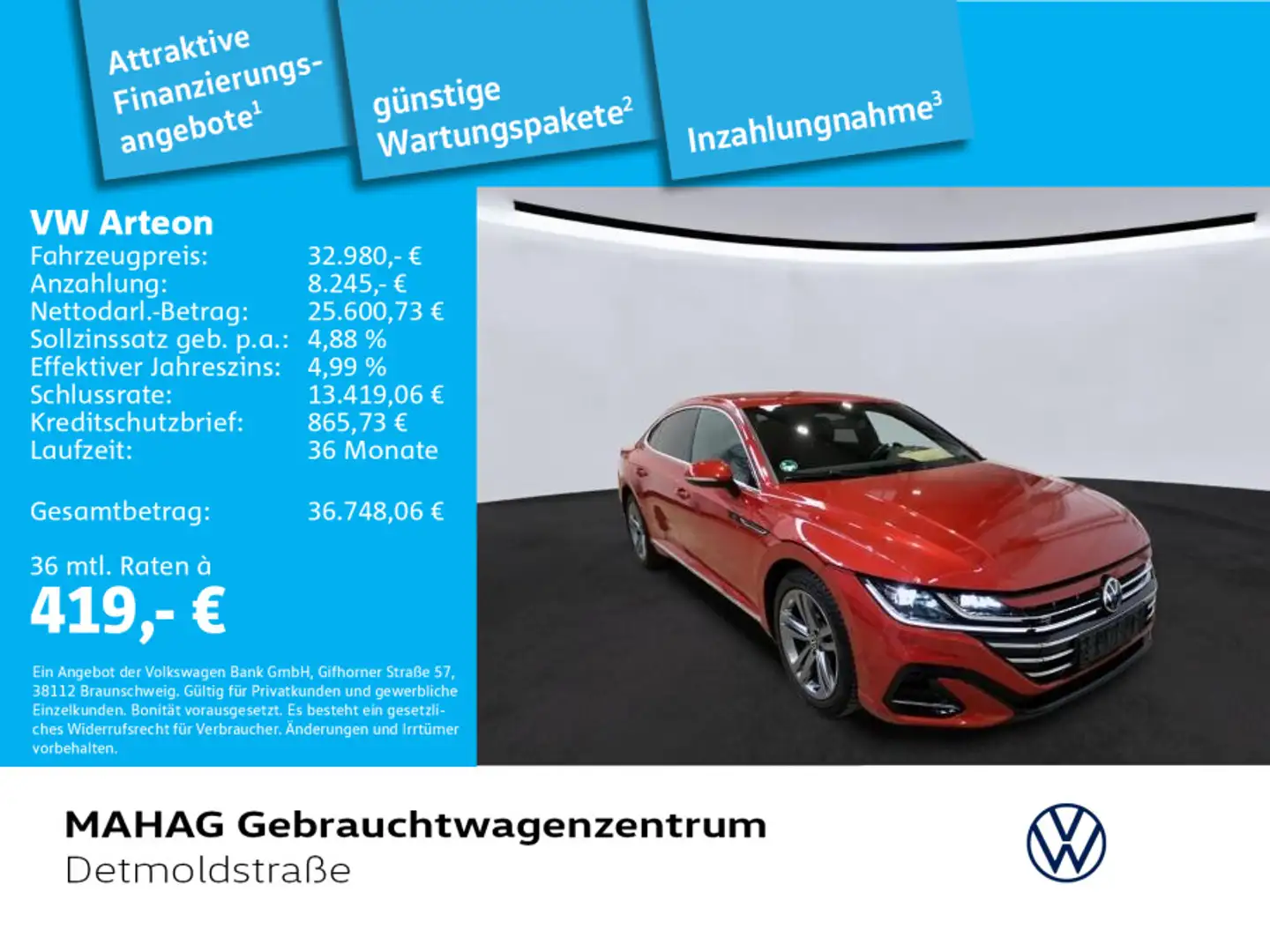 Volkswagen Arteon 2.0 TSI R-Line NaviPro IQ.LIGHT 360° Easy Rot - 1