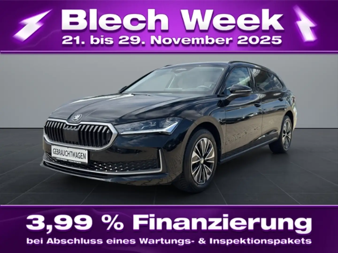 Skoda Superb Combi 2.0 TDI Sel. Matrix/AHK/HUD/Kamera Schwarz - 1