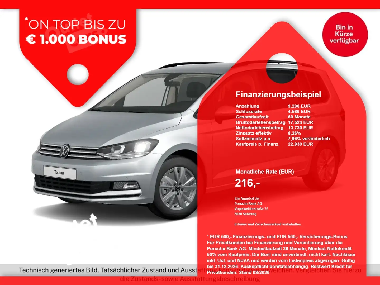 Volkswagen Touran 2.0 TDI BMT Comfortline ASSIST+RADAR+LM Silber - 1