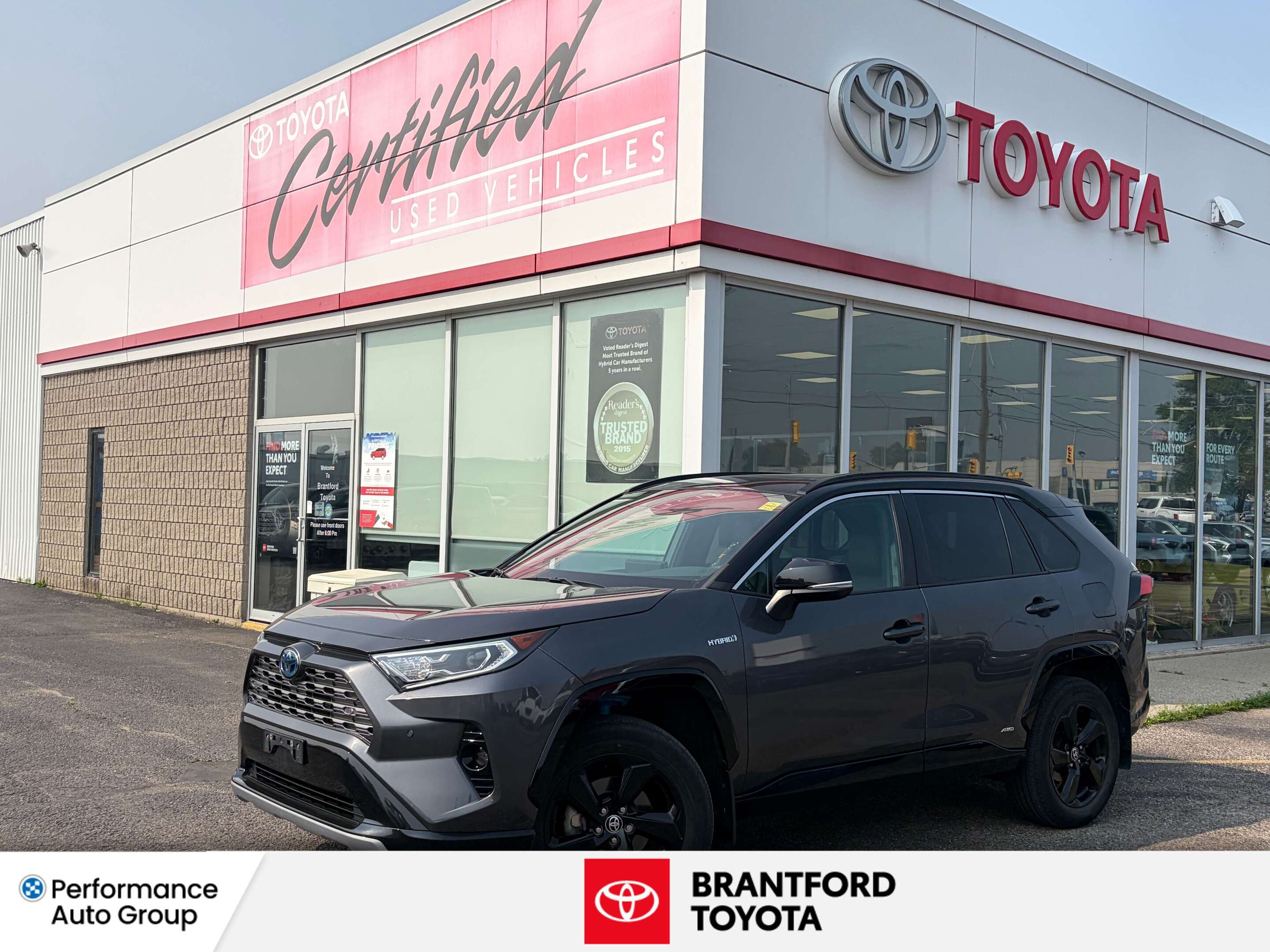 Gray 2021 Toyota RAV4 Hybrid SUV / Crossover All-Wheel Drive Automatic