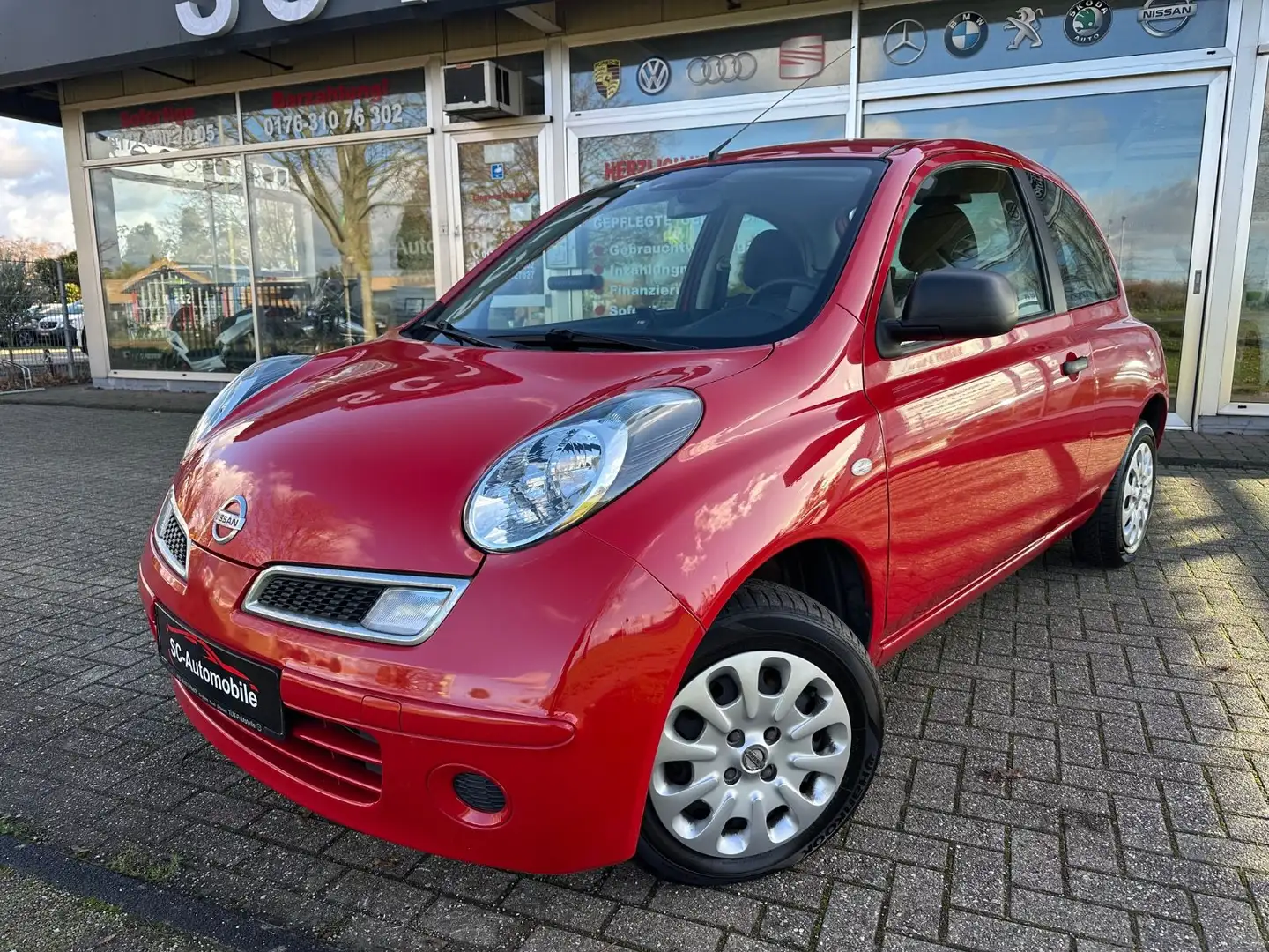 Nissan Micra *KLIMA*66000KM*TÜV-NEU*ALLWETTERREIFEN Rot - 1