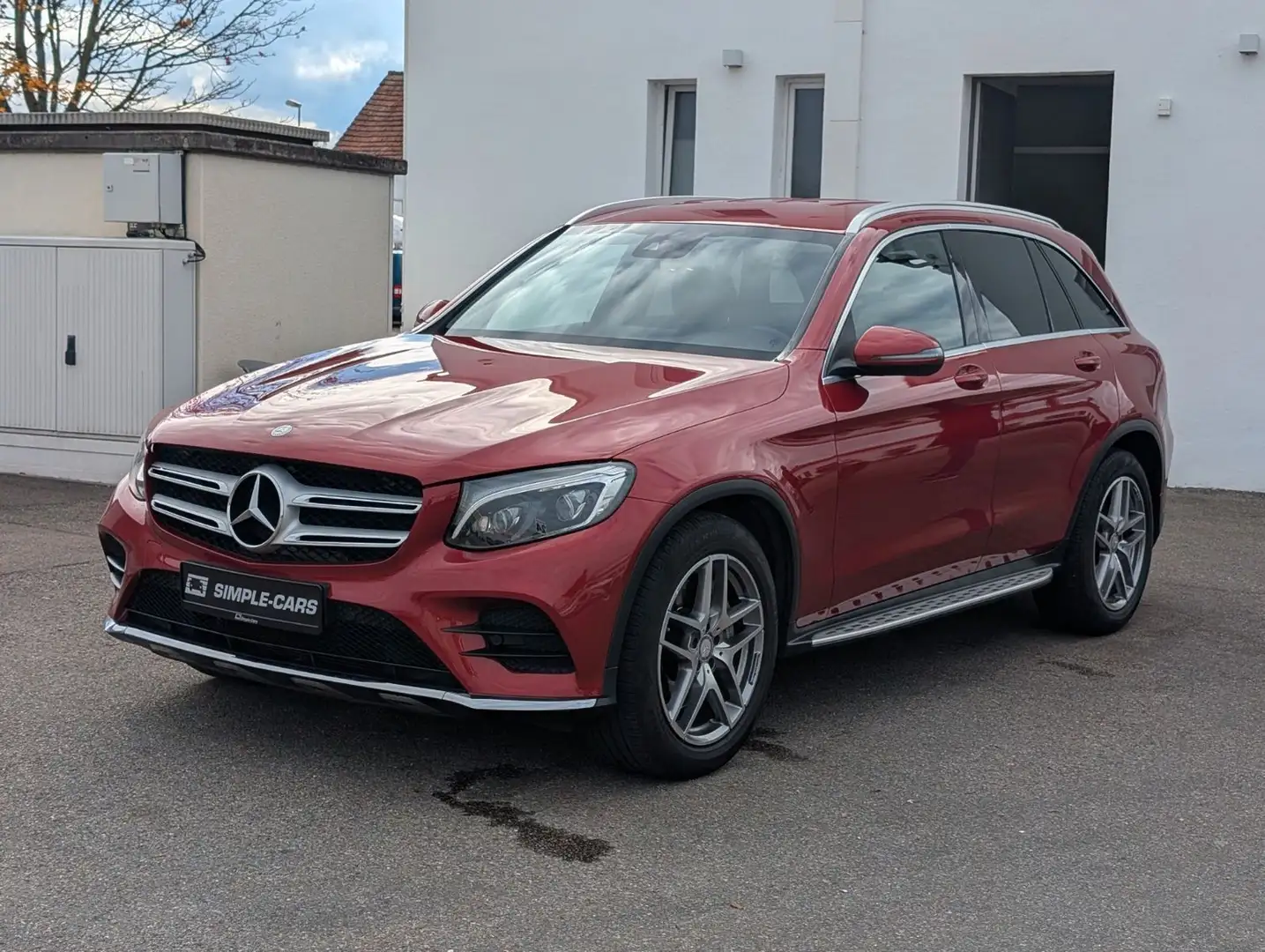 Mercedes-Benz GLC 250 d 4 Matic *AMG*AHK*DESIGNO*NAVI*TRITT*SI Rot - 2