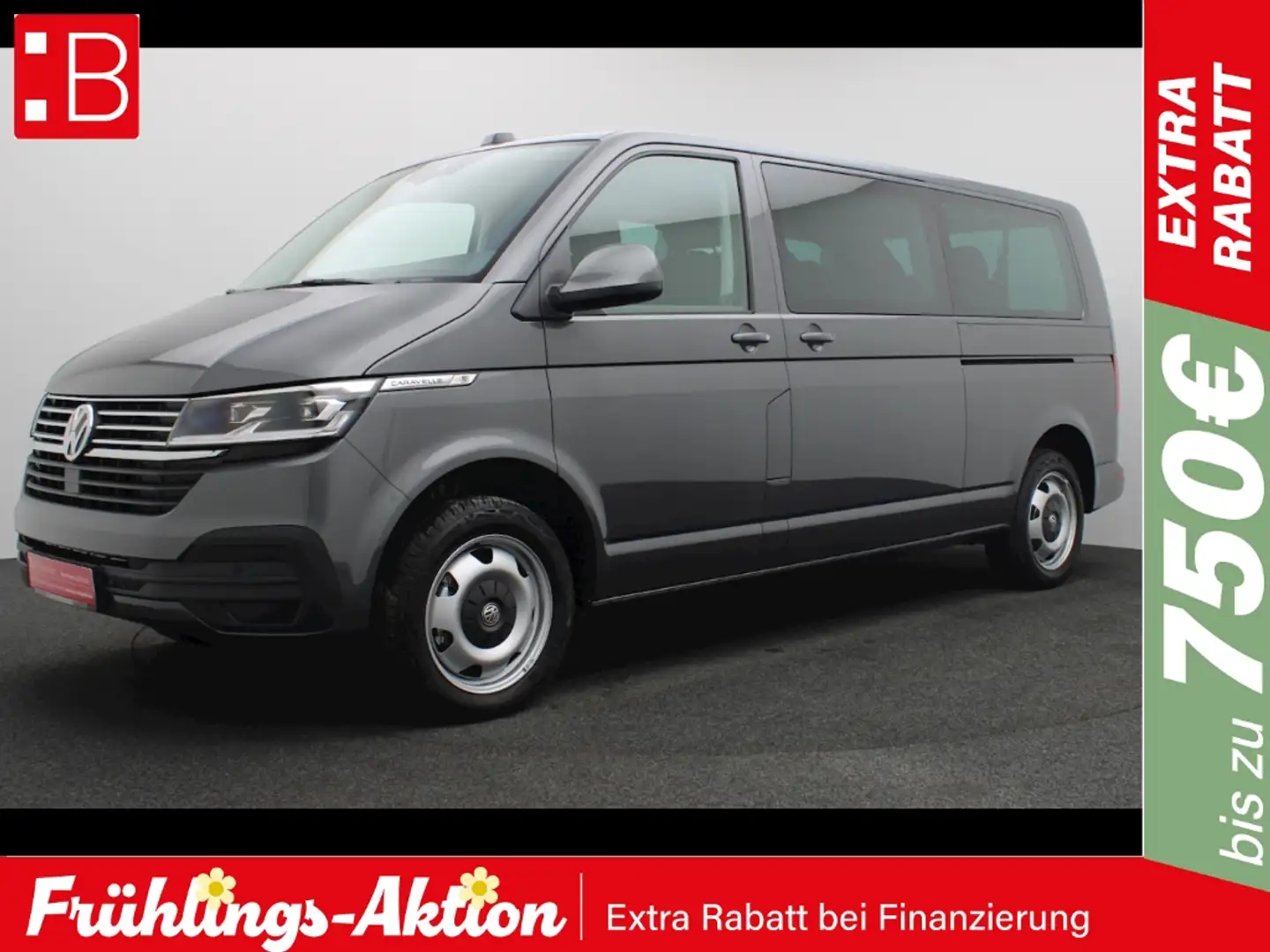 Volkswagen T6.1 Caravelle 2.0 TDI DSG LR Comfortline NAVI SH KAMERA Grau - 1
