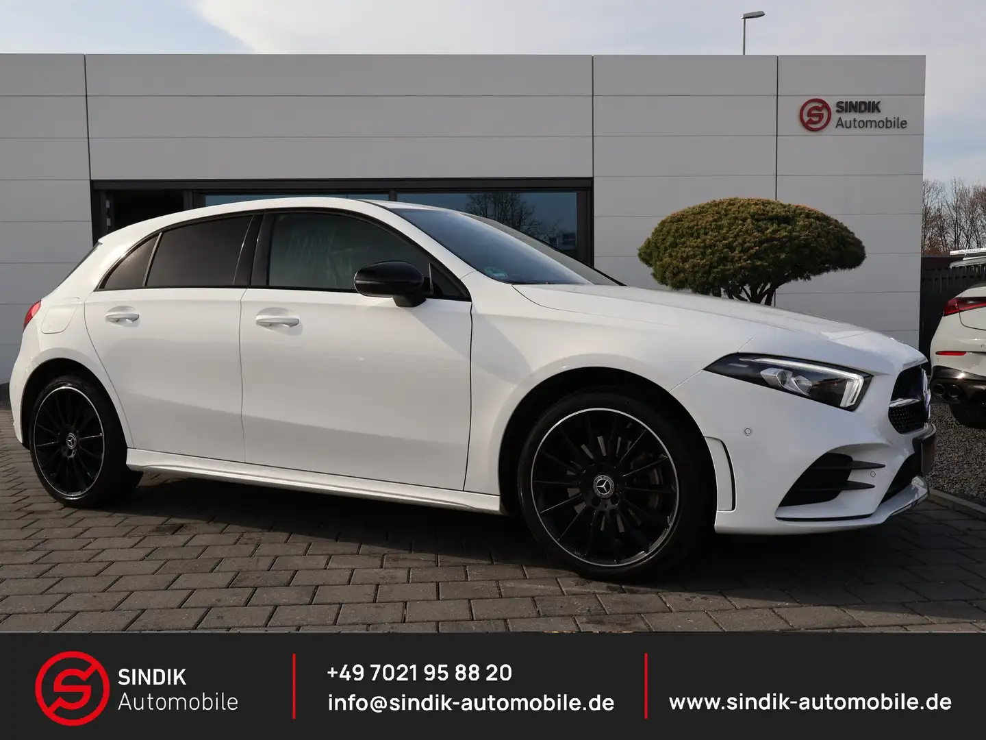 Mercedes-Benz A 250 eHybrid AMG-NightP-Ambiente-LED-DAB Weiß - 1