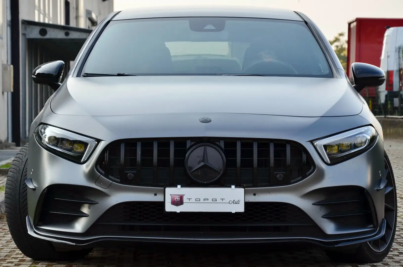 Mercedes-Benz A 35 AMG Race Edition 4matic 306cv auto SCARICO, PERMUTE Grigio - 2