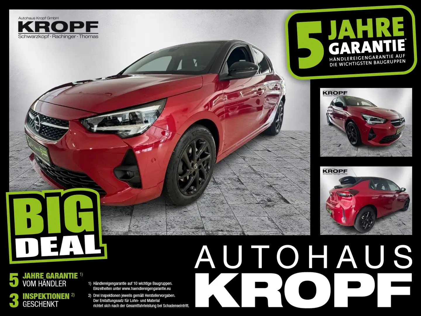 Opel Corsa F 1.2 Turbo GS Line LED+SHZ+Fernlichtass. Rot - 1