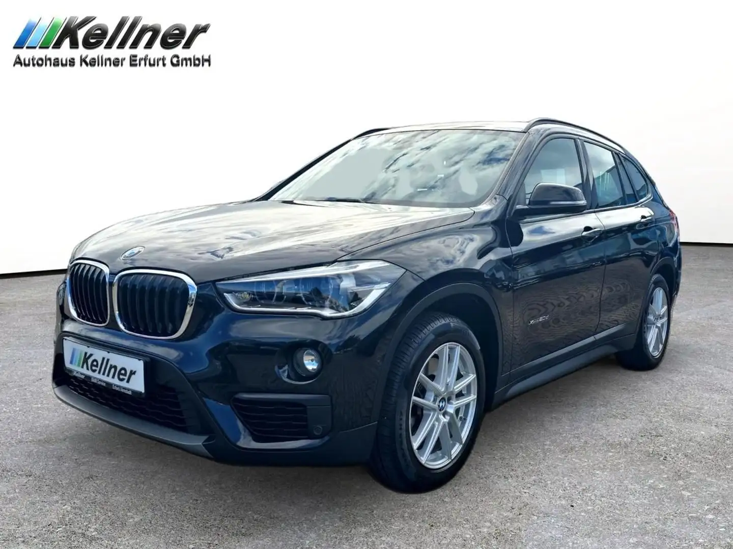 BMW X1 xDr. 20d Aut.AHK. Navi+adapt.LED-SW+Parkassi Schwarz - 1