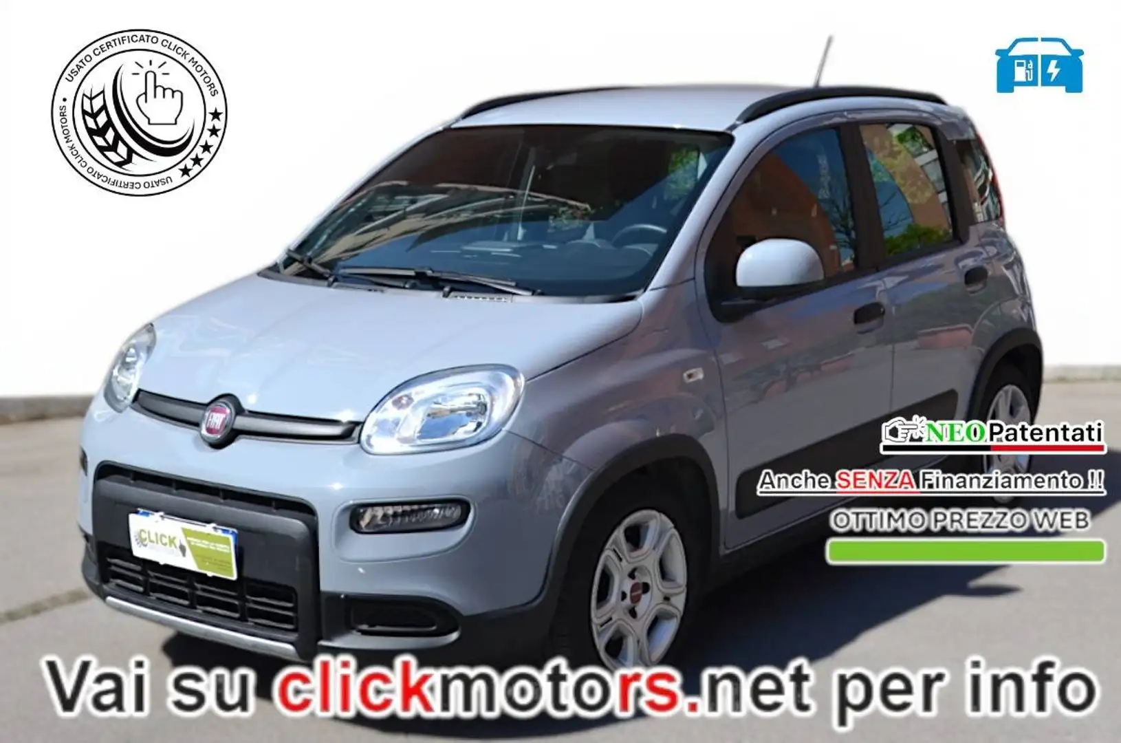 Fiat Panda Panda III 2023- 1.0 firefly hybrid City Life 70cv Grigio - 1