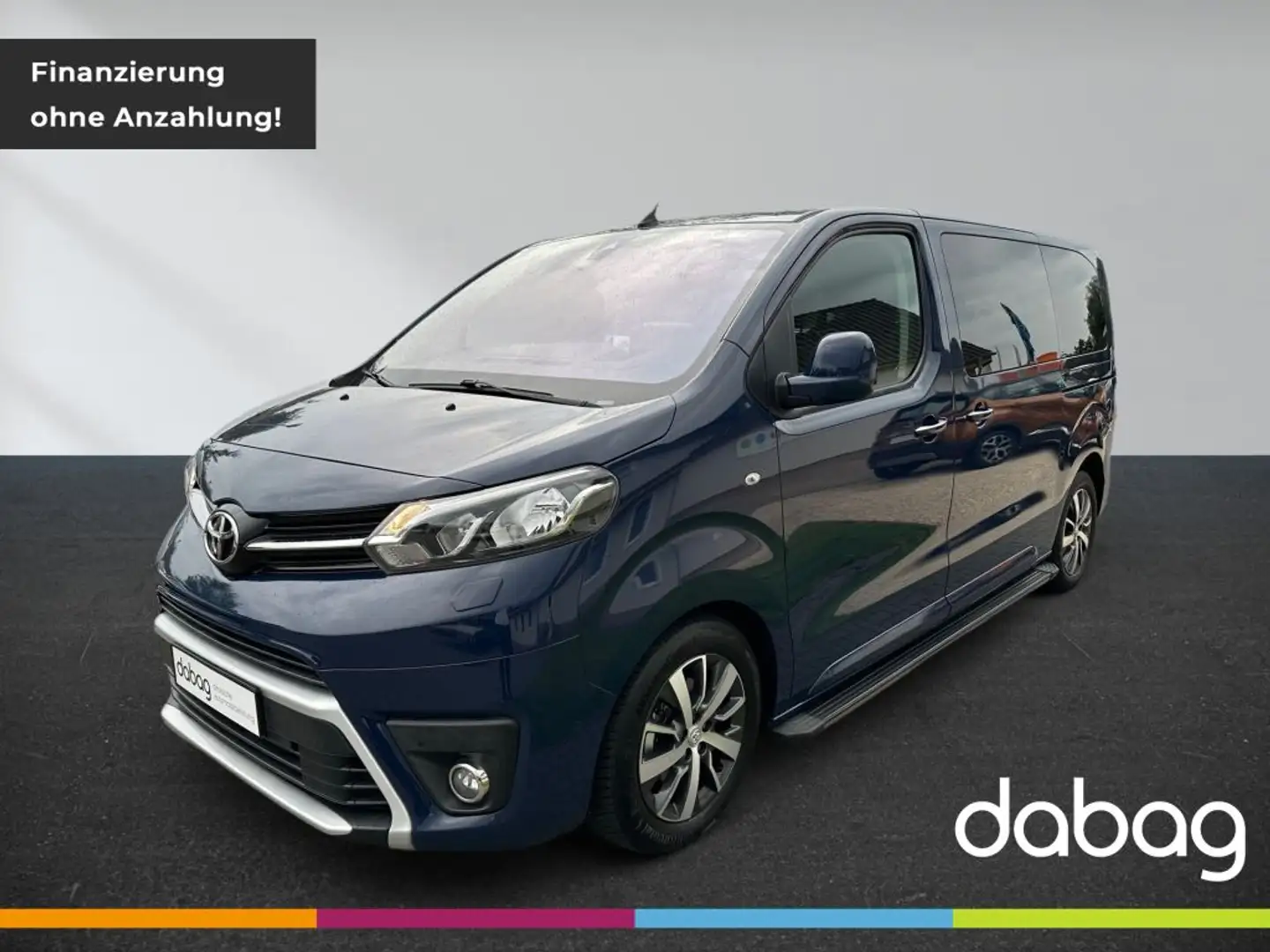 Toyota Proace 2,0-l-D L1 (8-Si.) Autm. 8Sitze Kamera AHK Blau - 1