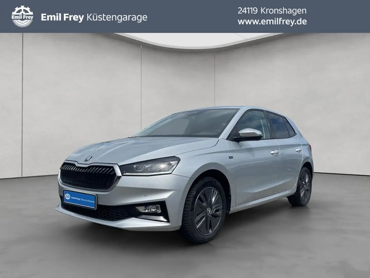 Skoda Fabia 1.0 TSI DSG Drive GJR, RFK, ACC Zilver - 1