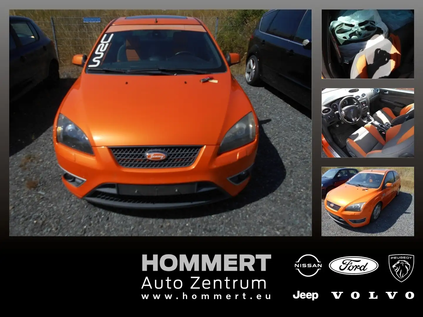 Ford Focus ST KlimaA Xenon SHD Sitzh 8-fach bereift Orange - 1