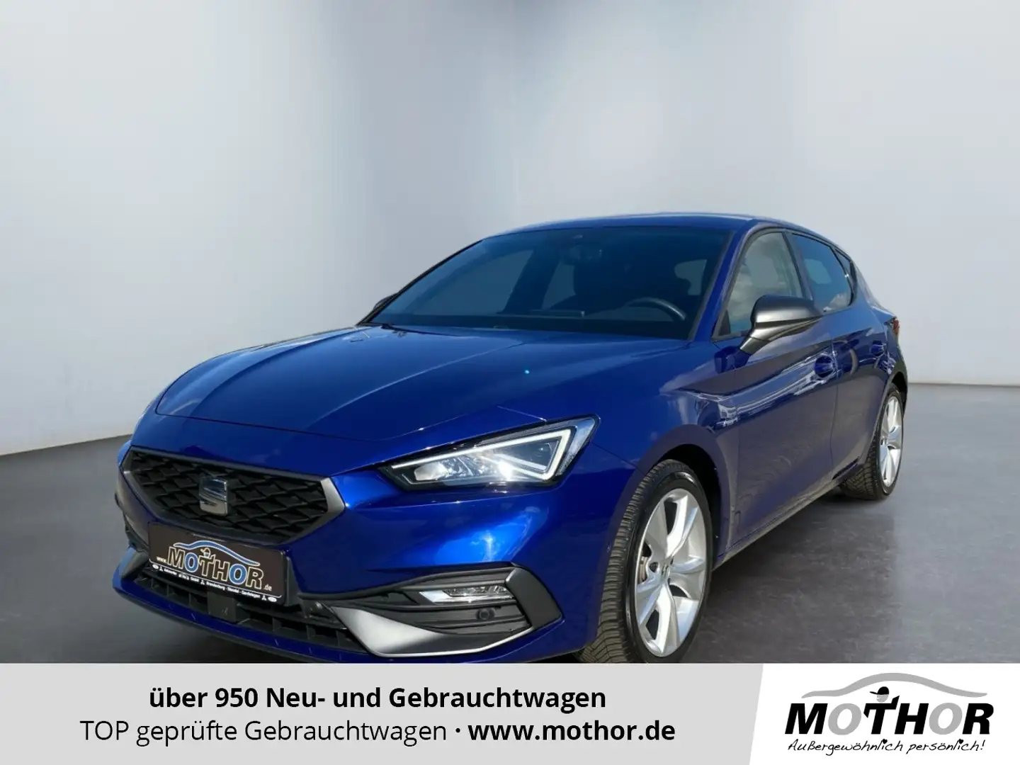 SEAT Leon FR 1.5 TSI ACC PDC KAM NAV Klima 3-Zonen Blauw - 1