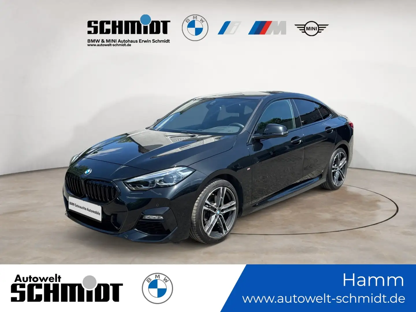 BMW 218 i Gran Coupe M Sport + 2Jahre-BPS.-GARANTIE Schwarz - 1
