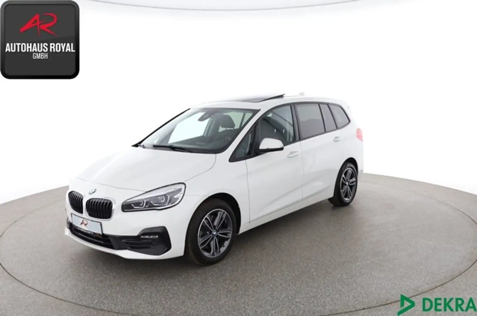 BMW 218 Gran Tourer d SPORTLINE PANORAMA,NAVI,1.HAND Weiß - 1