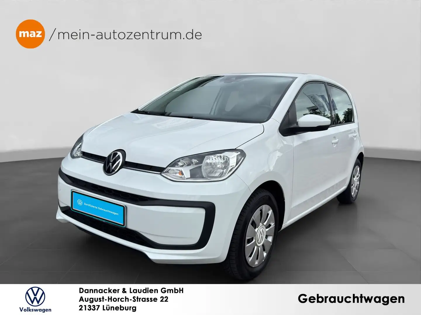 Volkswagen up! 1.0 4 Doors Maps+More Klima Comp. Phone Blueto Weiß - 1