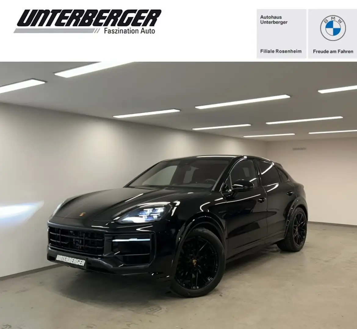 Porsche Cayenne E-Hybrid Coupé ACC BOSE Matrix Carbon PDCC 360° Schwarz - 1