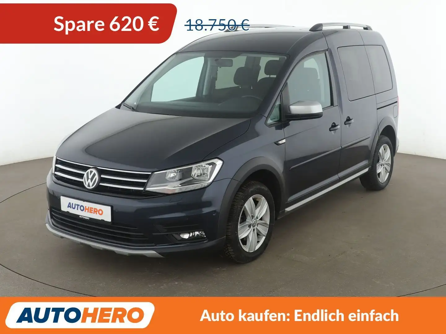 Volkswagen Caddy 2.0 TDI Alltrack BM*NAVI*CAM*PDC*SHZ*KLIMA* Bleu - 1